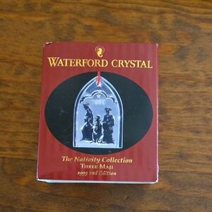 Waterford Crystal, Nativity Collection, Three Magi Ornament, 1999 2nd Edition